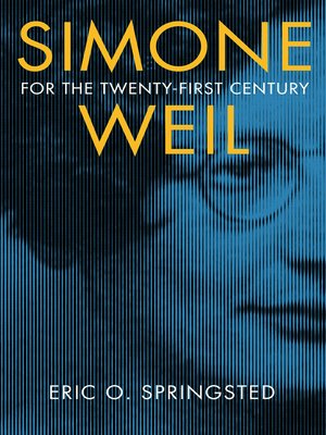 cover image of Simone Weil for the Twenty-First Century
